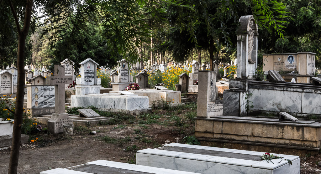 Kyrkogård för "främlingar", det vill säga icke-ortodoxa, i Addis.